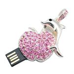 USB drev - Delfin med Bling