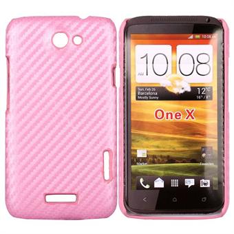  Carbon Case til One X (Pink)