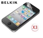 Belkin iPhone 4/4S beskyttelsesfilm 3 Stk (Klar)