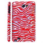 Design Cover til Note - Shiny Zebra (Rød)