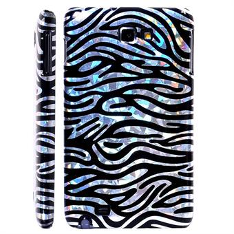 Design Cover til Note - Shiny Zebra (Sort)