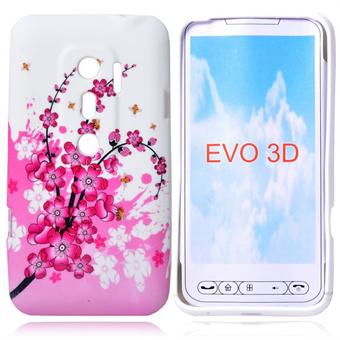Design Cover til Evo 3D - Pink Flowers