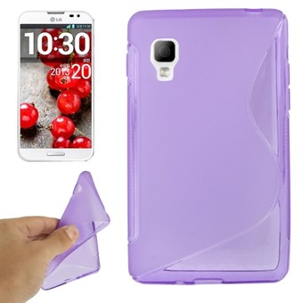 Sili-Cover til Optimus L4 2 - X-splat (Lilla)