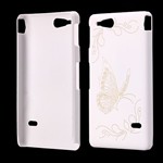 Xperia Go sommerfulg cover - hvid