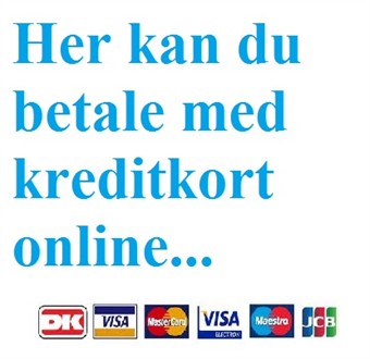 Betal online for dine vare med kreditkort
