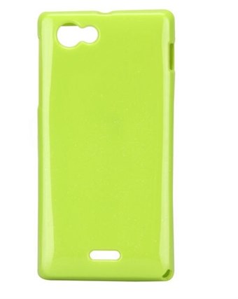 TPU Cover til Xperia J - Simplicity (Grøn)