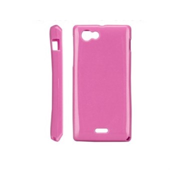 TPU Cover til Xperia J - Simplicity (Pink)