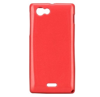 TPU Cover til Xperia J - Simplicity (Rød)