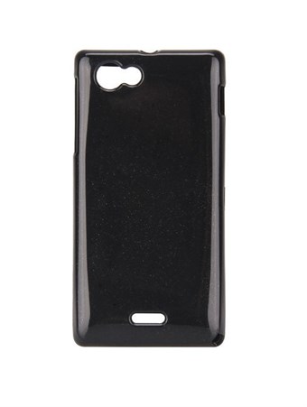 TPU Cover til Xperia J - Simplicity (Sort)