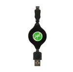 Micro udtrækkelig USB 80 cm Data Kabel - Gecko Gear