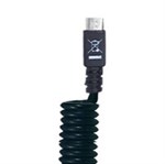 Biloplader med Micro USB & spiral kabel