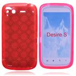 Sili-Cover til Desire S - Rings (Pink)