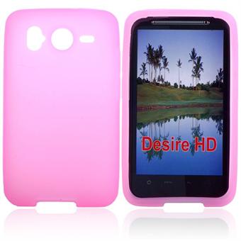 Sili-Cover til Desire HD - Soft (Pink)