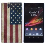 Design Cover til Xperia Z - Retro USA