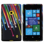 Design Sili-Cover til Lumia 520 - Star light