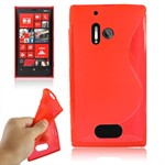 Cover fra S-Line til Lumia 928 (Rød)