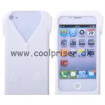 T-Shirt formet Gummi Cover (Hvid)