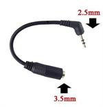 2,5mm til 3,5mm Jackstick Kabel
