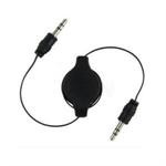 Lydkabel - 3.5mm AUX - Retractable Travel Edition