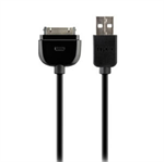 Puro 30 Pin Kabel iPhone/iPad/iPod (Hvid)