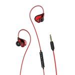 HOCO M2 Wire Control 3.5MM In-Ear Earphone with Mic for Apple Samsung - Hvid