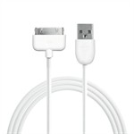 Puro 30 Pin Kabel iPhone/iPad/iPod (Hvid)