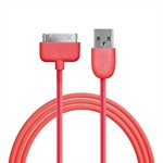 Puro 30 Pin Kabel iPhone/iPad/iPod (Rød)