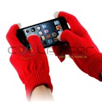 Handsker til Touchsk�rm - Stribet (Pink/Gr�)