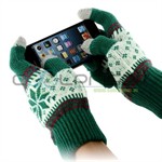 Handsker til Touchsk�rm - Stribet (Pink/Gr�)