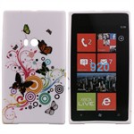 Design Sili-Cover til Lumia 920 - Summer Butterflies