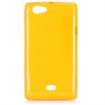 Sili-Cover til Xperia Miro - Simplicity (Gul)