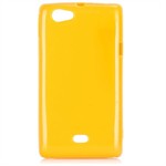 Sili-Cover til Xperia Miro - Simplicity (Gul)