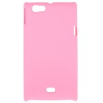 Plastik Cover til Xperia Miro - Simplicity (Pink)