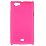 Plastik Cover til Xperia Miro - Simplicity (Dark Pink)