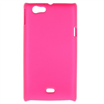 Plastik Cover til Xperia Miro - Simplicity (Dark Pink)