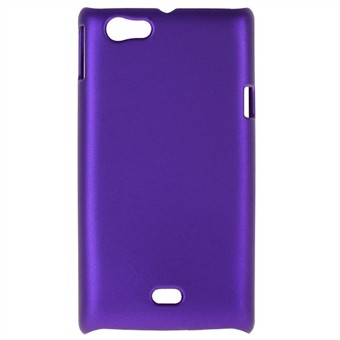 Plastik Cover til Xperia Miro - Simplicity (Lilla)