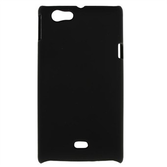 Plastik Cover til Xperia Miro - Simplicity (Sort)