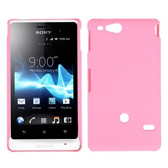 Plastik Cover til Xperia Go - Simplicity (Pink)