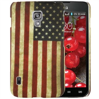 Design Cover til LG Optimus L7 2 Dual - Retro USA