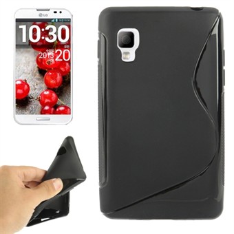 Sili-Cover til Optimus L4 2 - X-splat (Sort)