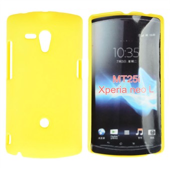 Plastik Cover til Xperia Neo L - Simplicity (Gul)