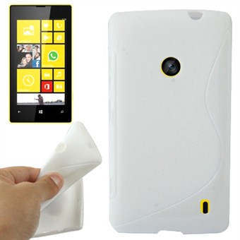 Cover fra S-Line til Lumia 520 (Hvid)