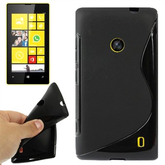 Cover fra S-Line til Lumia 520 (Sort)