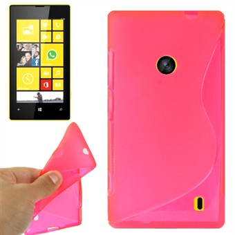 Cover fra S-Line til Lumia 520 (Pink)