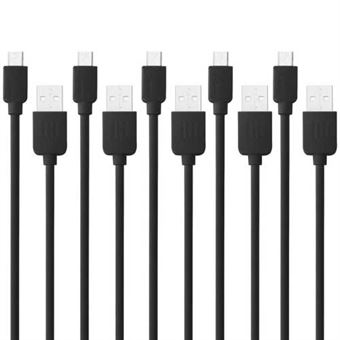 HAWEEL Micro USB kabler 5 stk 1M - Sort