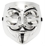 Maske - Anonymous (Sølv)