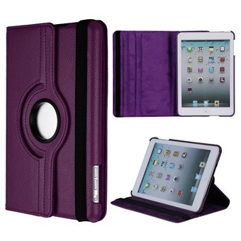 DK Billigste 360 Roterende Cover til iPad 2 / iPad 3 / 4 (Lilla)
