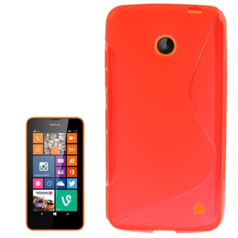 Cover fra S-Line til Lumia 630 (Rød) 