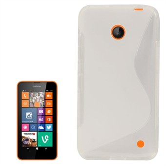 Cover fra S-Line til Lumia 630 (Gennemsigtig) 