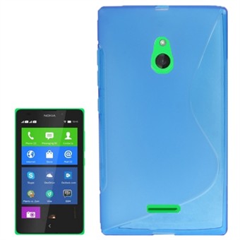 Cover fra S-Line til Nokia XL (Blå) 